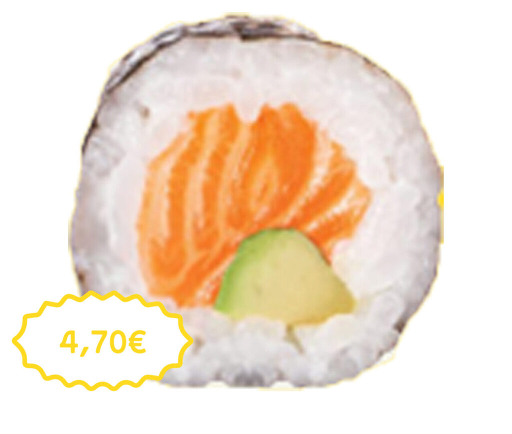 Maki classique saumon avocat