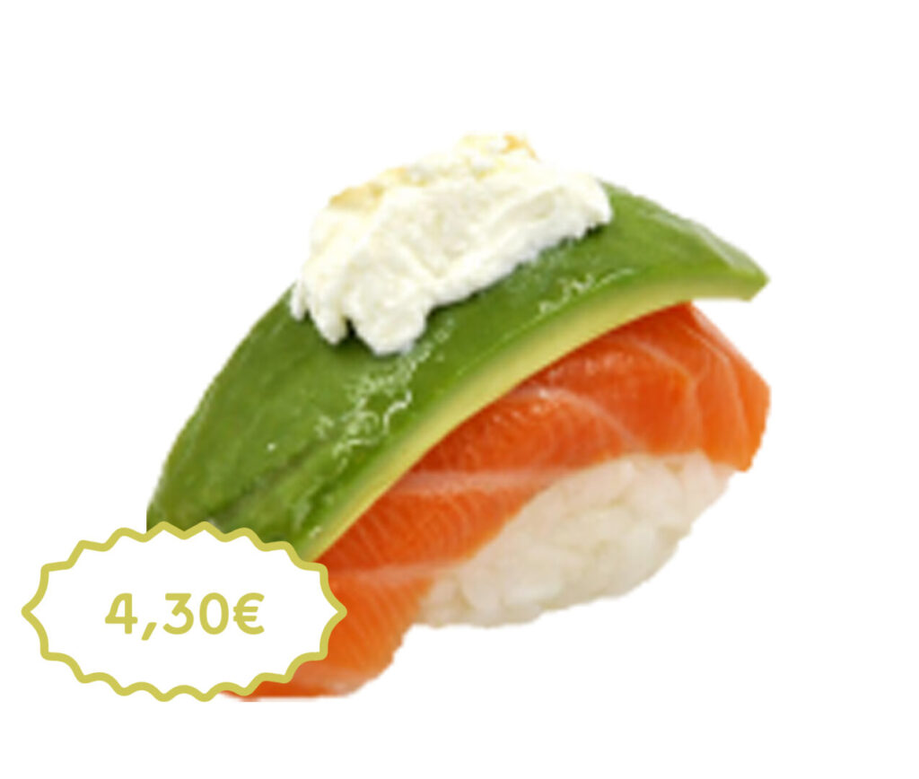 Sushi saumon cheese avocat