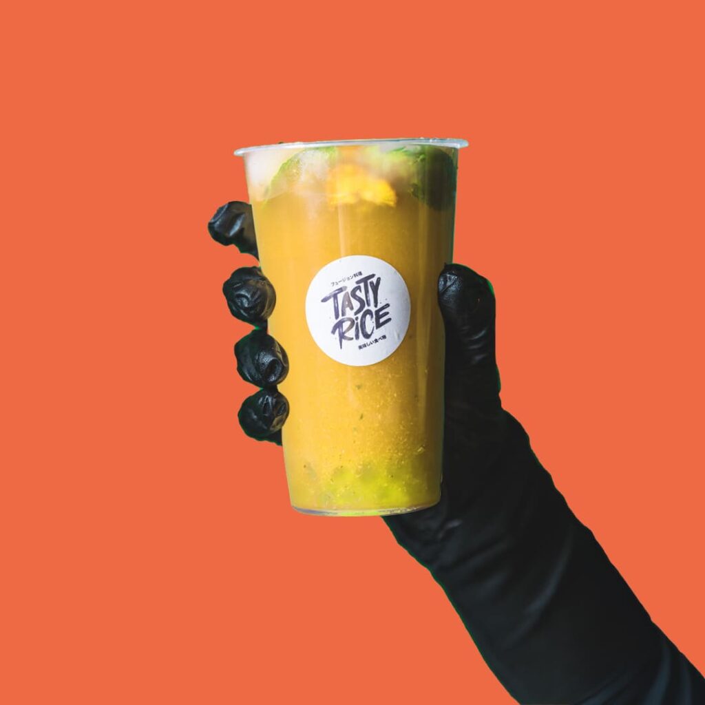 jus frais bordeaux paris et lormont - Tastyrice - Tea mangue : un thé glacé fruité et rafraîchissant, infusé avec des saveurs naturelles de mangue - Tastyrice - jus frais